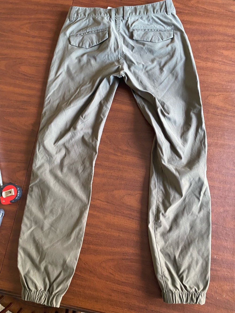 Stio Olive Green Track Jogger Pants